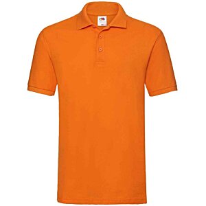 Additional Image 2 - an orange polo shirt on a white background