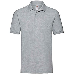 Additional Image 5 - a grey polo shirt with a collar