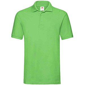 Additional Image 8 - a green polo shirt on a white background