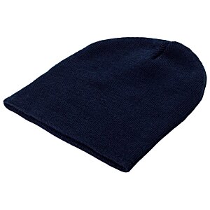 Additional Image 1 - a black beanie on a white background