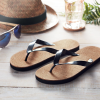 a pair of sandals and hat