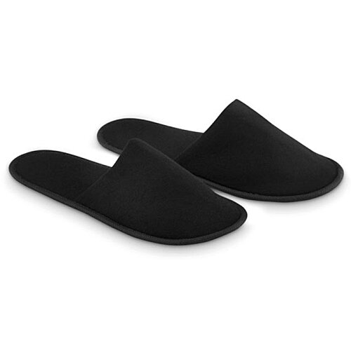Additional Image 5 - a pair of black slippers