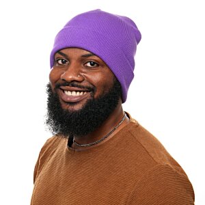 Additional Image 8 - a man with a beard wearing a purple hat