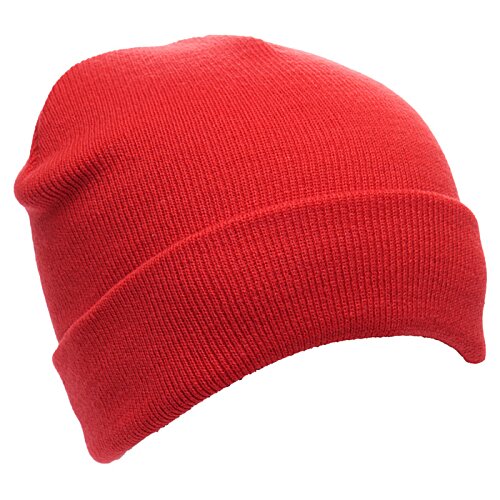 Additional Image 1 - a red beanie on a white background