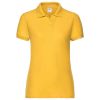 a yellow shirt on a white background