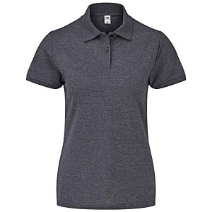Additional Image 6 - a black polo shirt on a white background