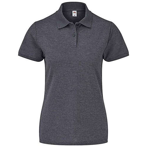 Additional Image 6 - a black polo shirt on a white background