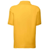 a yellow shirt on a white background