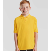 a boy in a yellow shirt