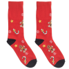Additional Image 1 - a pair of red socks