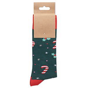 Additional Image 3 - a pair of socks in a package