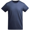 a blue shirt with short sleeves