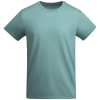 a blue shirt with short sleeves