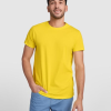 a man in a yellow shirt