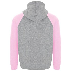 Additional Image 3 - a grey and pink hoodie