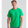 a man in a green shirt