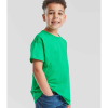 a boy in a green shirt