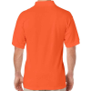 a person wearing an orange shirt