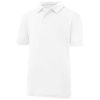 a white polo shirt