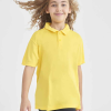 a child in a yellow shirt