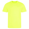 a yellow shirt on a white background