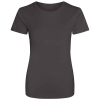 a black t-shirt on a white background