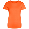 a orange shirt on a white background