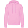 a pink hoodie with a white background