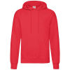 a red sweatshirt with a white background