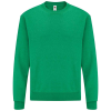 a green sweater on a white background