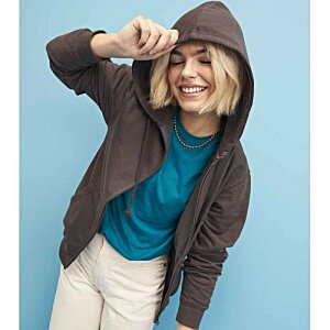 Additional Image 3 - a woman wearing a hoodie