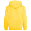 a yellow hoodie on a white background