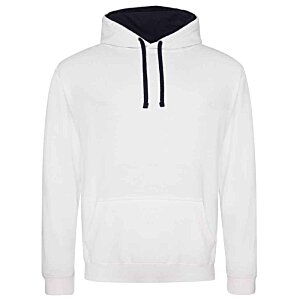 Additional Image 1 - a white and black hoodie