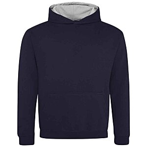 Additional Image 11 - a black sweatshirt with a white lining