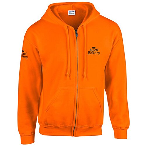 Additional Image 1 - an orange jacket with a logo