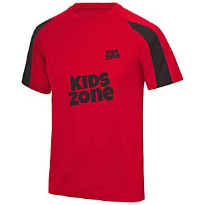 Additional Image 1 - a red shirt with black text
