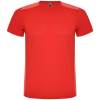 a red shirt on a white background