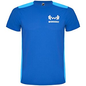 Additional Image 12 - a blue shirt with a logo on it