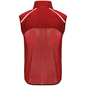 Additional Image 3 - a red vest with white stripes