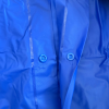 buttons on a blue jacket