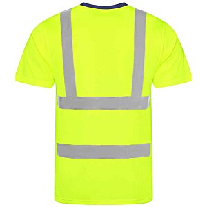 Additional Image 2 - a yellow shirt with grey stripes
