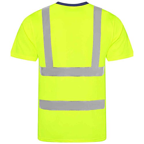 Additional Image 2 - a yellow shirt with grey stripes