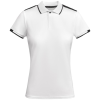 a white shirt with black trim