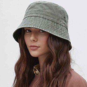 Additional Image 1 - a woman with long hair wearing a hat