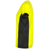 a yellow and black inflatable bag