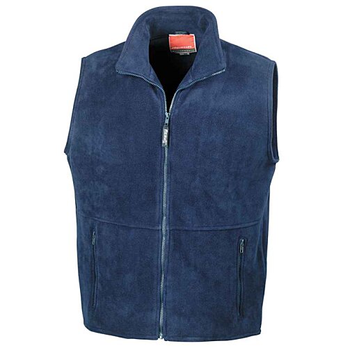 Additional Image 2 - a blue vest with a zipper