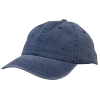 a blue baseball cap