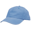 a blue baseball cap