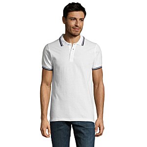 Additional Image 2 - a man wearing a white polo shirt