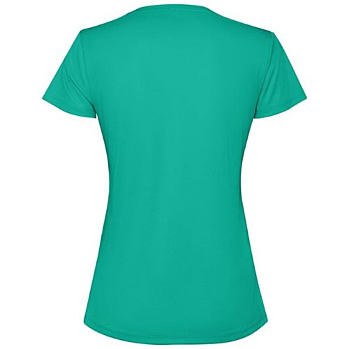 Additional Image 1 - a back of a green shirt